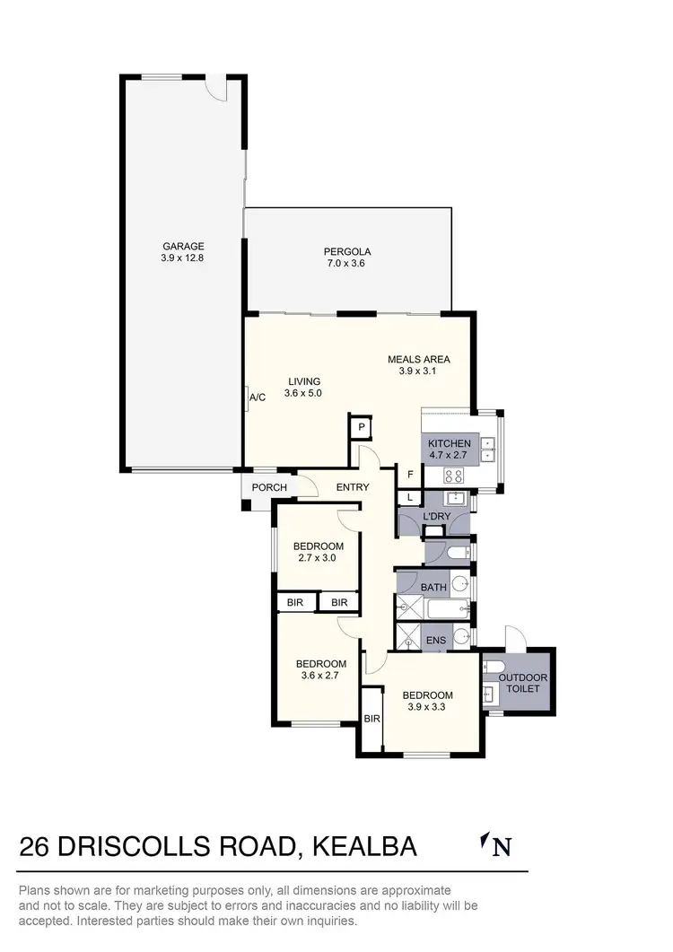 Floorplan of Homely house listing, 26 Driscolls Road, Kealba VIC 3021