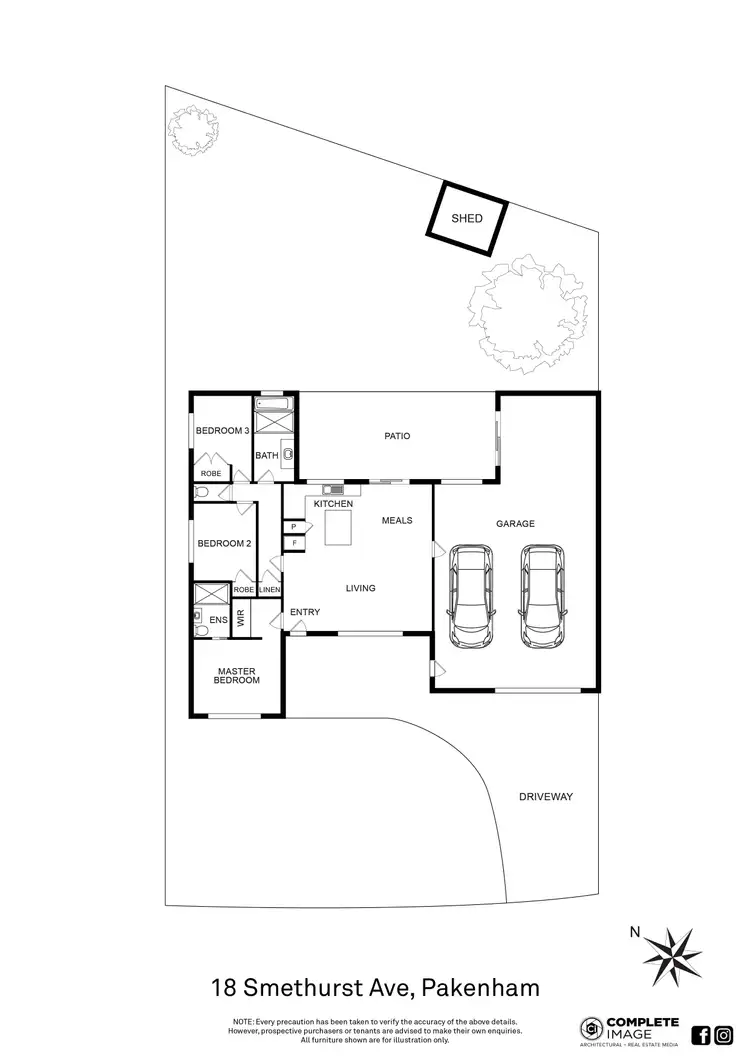 Floorplan of Homely house listing, 18 Smethurst Avenue, Pakenham VIC 3810