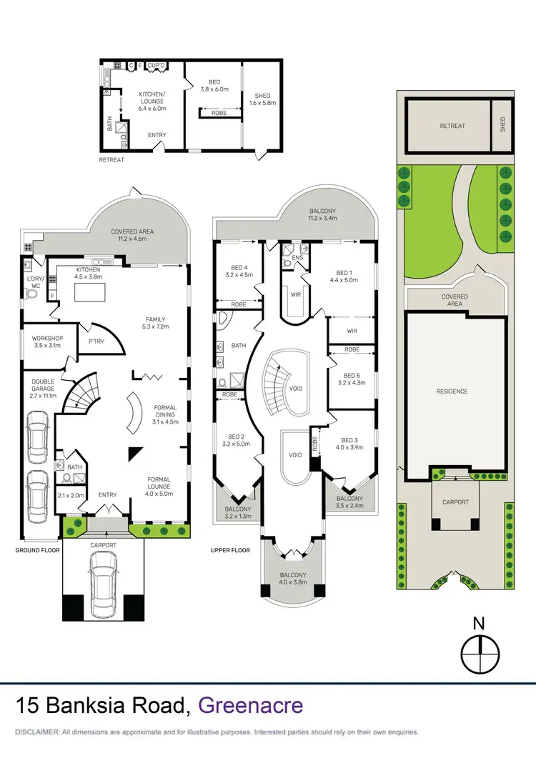 Floorplan of Homely house listing, 15 Banksia Road, Greenacre NSW 2190