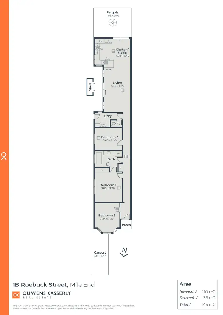 Floorplan of Homely house listing, 1b Roebuck Street, Mile End SA 5031