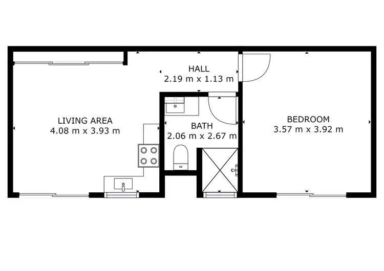 Floorplan of Homely unit listing, 14/248 Sheridan Street, Cairns North QLD 4870
