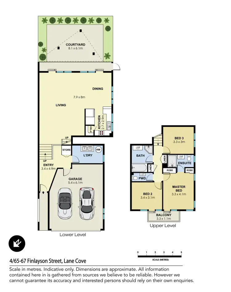 Floorplan of Homely townhouse listing, 4/65-67 Finlayson Street, Lane Cove NSW 2066