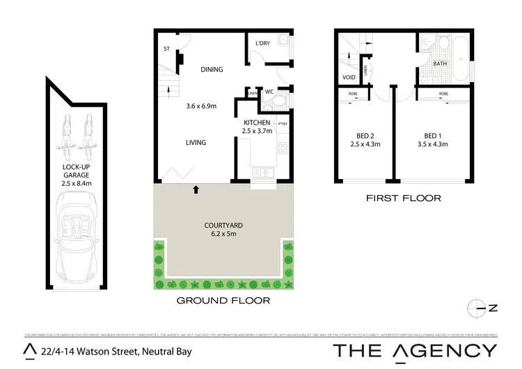 Floorplan of Homely unit listing, 22/4-14 Watson Street, Neutral Bay NSW 2089