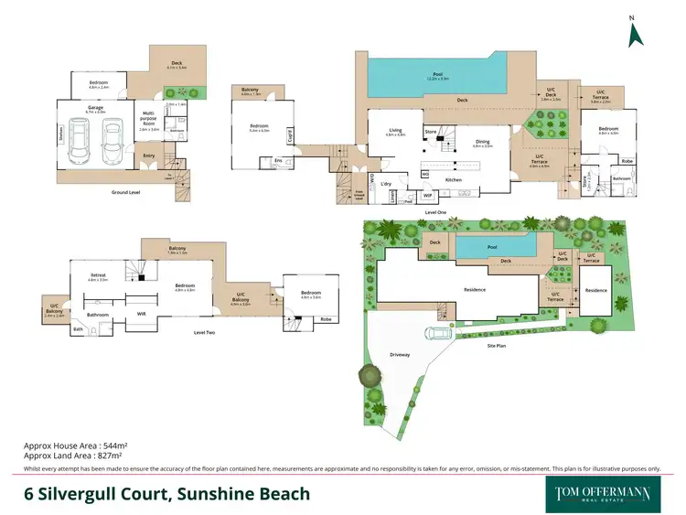 Floorplan of Homely house listing, 6 Silver Gull Court, Sunshine Beach QLD 4567