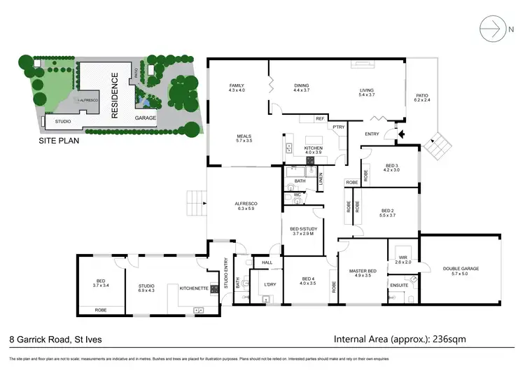 Floorplan of Homely house listing, 8 Garrick Road, St Ives NSW 2075