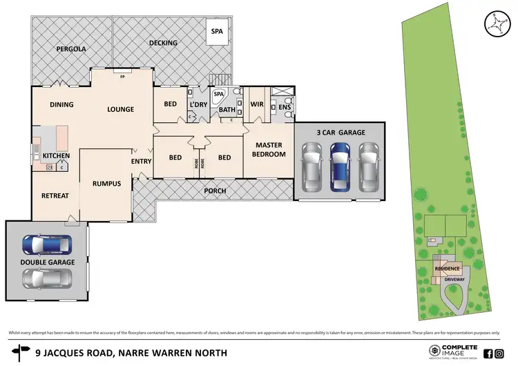 Floorplan of Homely house listing, 9 Jacques Road, Narre Warren North VIC 3804