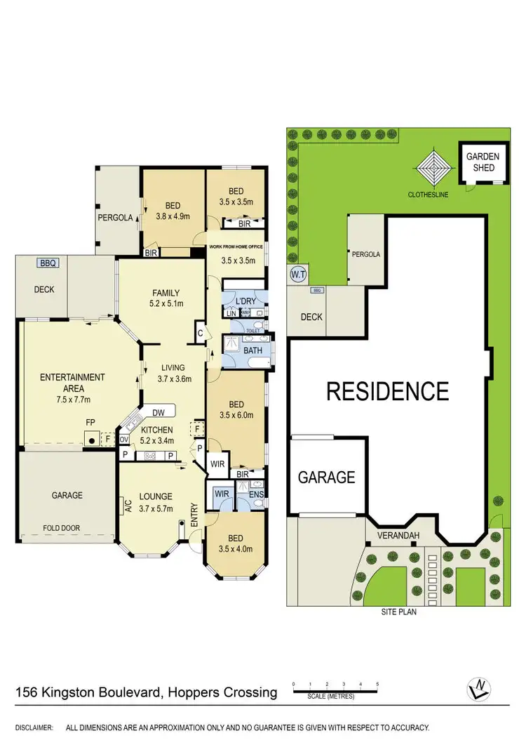 Floorplan of Homely house listing, 156 Kingston Boulevard, Hoppers Crossing VIC 3029