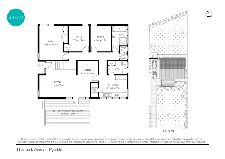 Floorplan of Homely house listing, 8 Larnock Avenue, Pymble NSW 2073