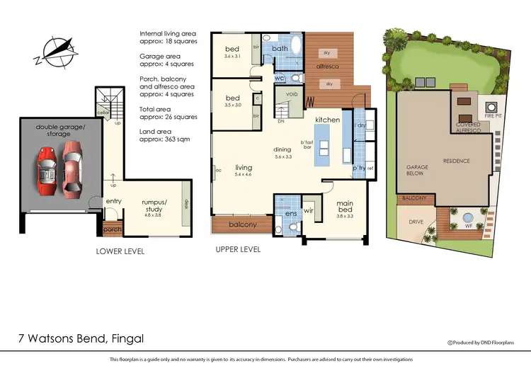 Floorplan of Homely house listing, 7 Watsons Bend, Fingal VIC 3939