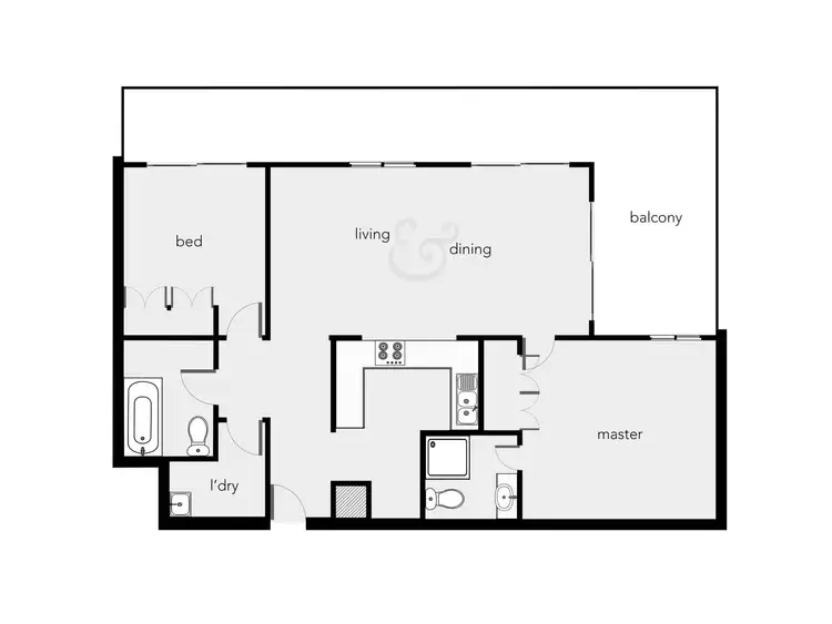 Floorplan of Homely unit listing, 10/249-255 Esplanade, Cairns North QLD 4870