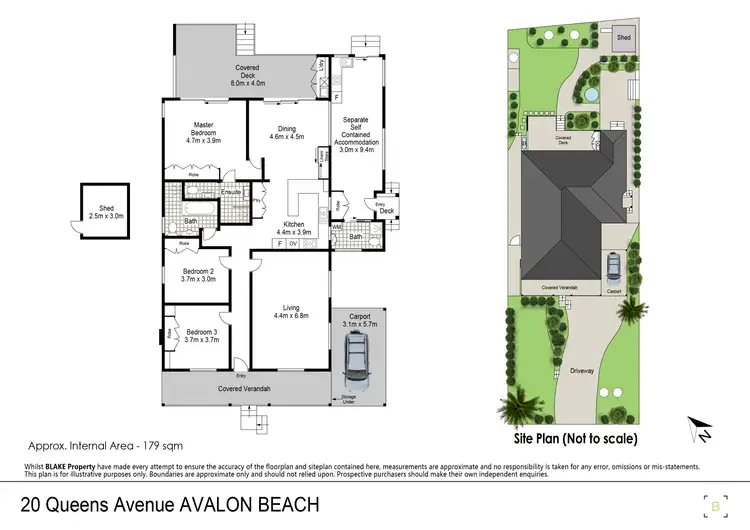 Floorplan of Homely house listing, 20 Queens Avenue, Avalon Beach NSW 2107