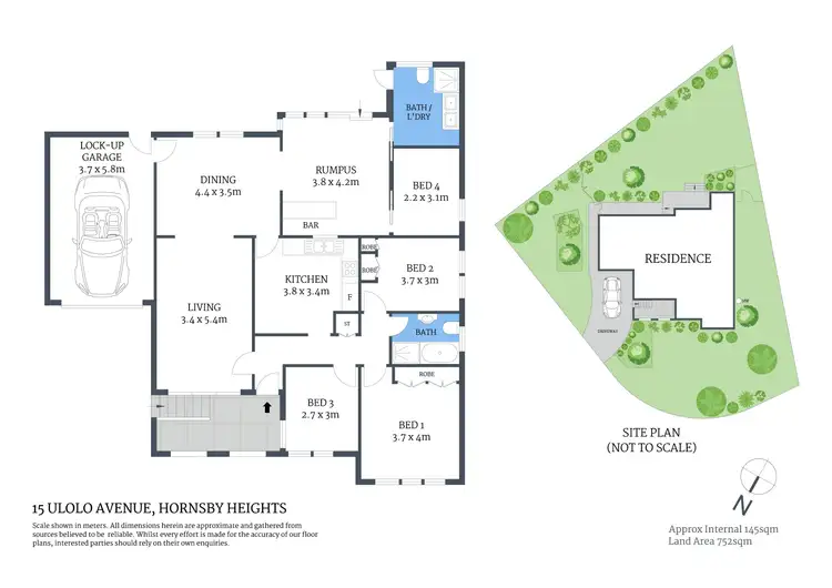 Floorplan of Homely house listing, 15 Ulolo Avenue, Hornsby Heights NSW 2077