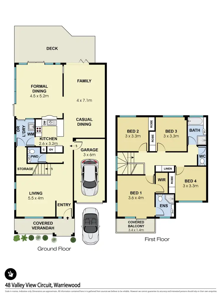 Floorplan of Homely house listing, 48 Valley View Circuit, Warriewood NSW 2102