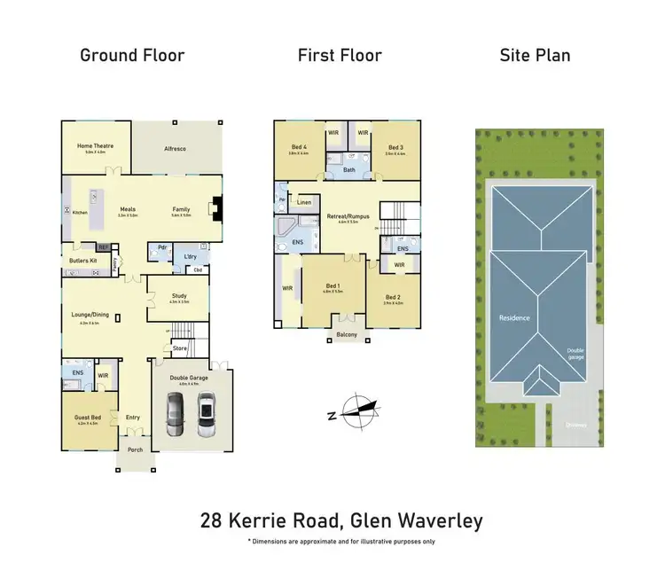 Floorplan of Homely house listing, 28 Kerrie Road, Glen Waverley VIC 3150