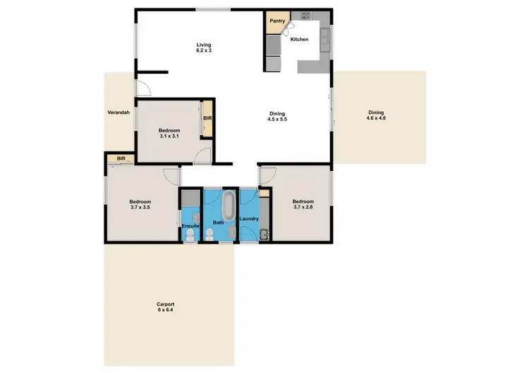 Floorplan of Homely house listing, 15 Mitchell Court, Warragul VIC 3820