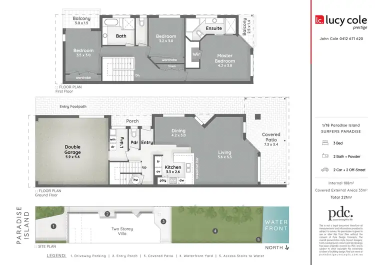 Floorplan of Homely house listing, 1/18 Paradise Island, Surfers Paradise QLD 4217