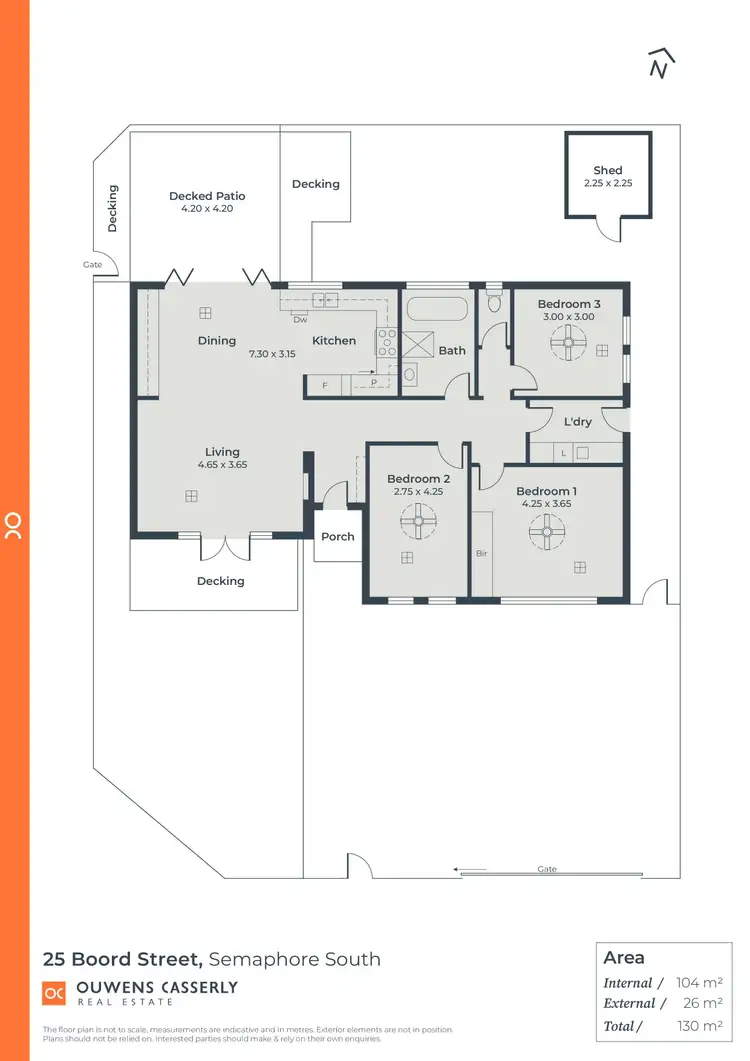 Floorplan of Homely house listing, 25 Boord Street, Semaphore South SA 5019
