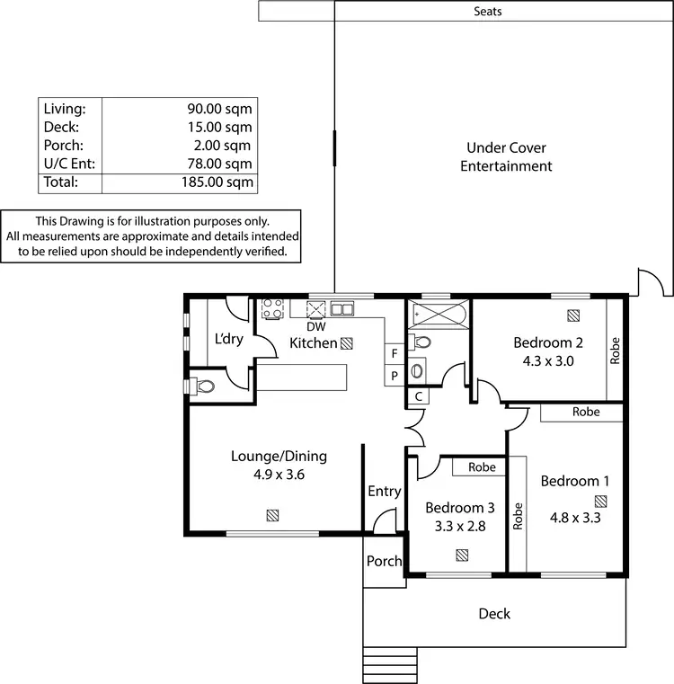 Floorplan of Homely house listing, 27 Streeters Road, North Plympton SA 5037