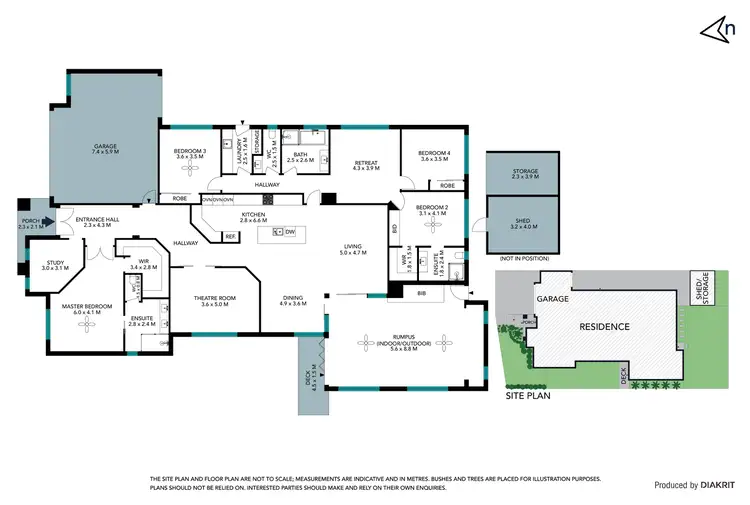 Floorplan of Homely house listing, 502 Masons Road, Mernda VIC 3754
