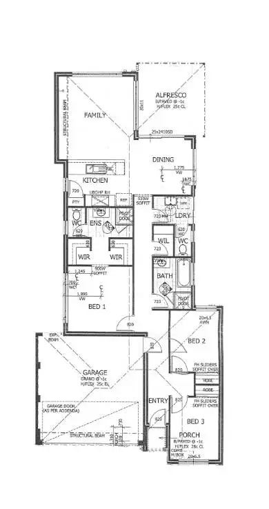 Floorplan of Homely house listing, 28 Garinga Road, Harrisdale WA 6112