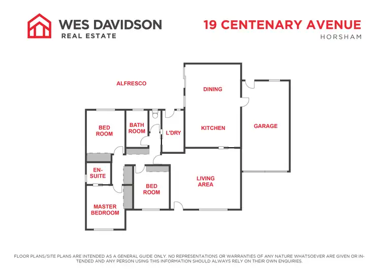 Floorplan of Homely house listing, 19 Centenary Avenue, Horsham VIC 3400