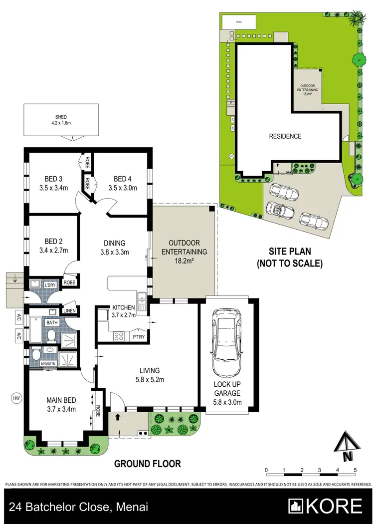 Floorplan of Homely house listing, 24 Batchelor Close, Menai NSW 2234