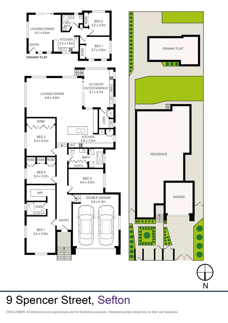 Floorplan of Homely house listing, 9 Spencer Street, Sefton NSW 2162