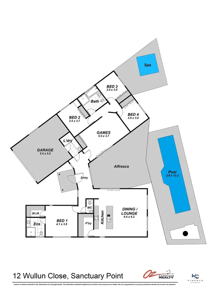 Floorplan of Homely house listing, 12. Wullun Close, Sanctuary Point NSW 2540