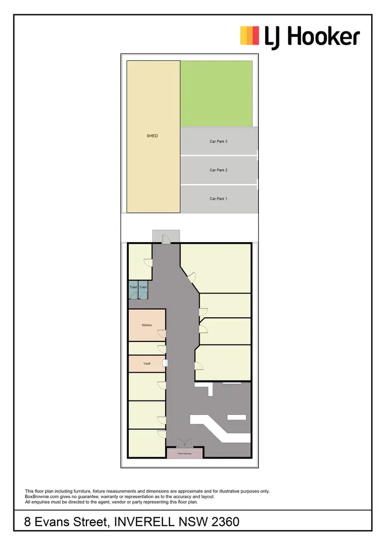 Floorplan of Homely house listing, 8 Evans Street, Inverell NSW 2360