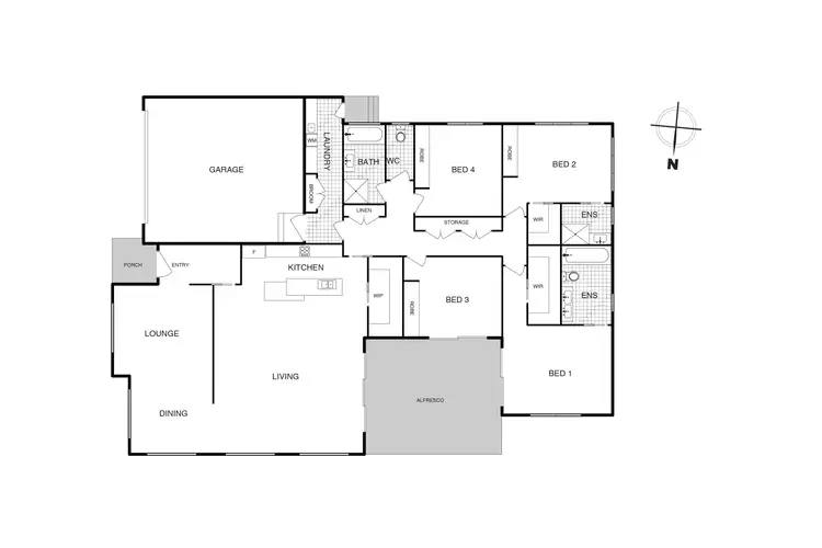 Floorplan of Homely house listing, 29 Bettong Avenue, Throsby ACT 2914