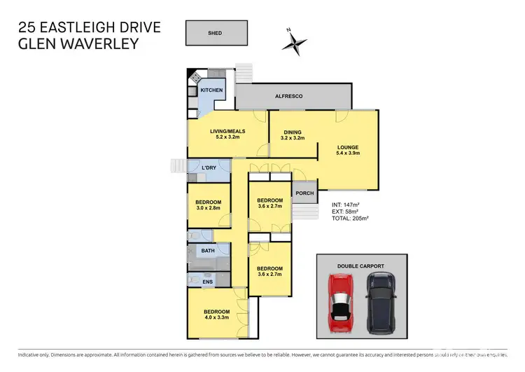 Floorplan of Homely house listing, 25 Eastleigh Drive, Glen Waverley VIC 3150