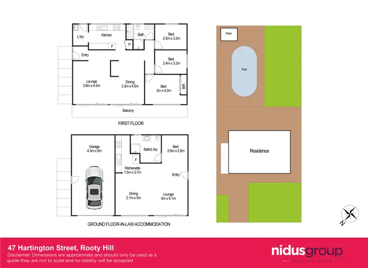 Floorplan of Homely house listing, 47 Hartington Street, Rooty Hill NSW 2766