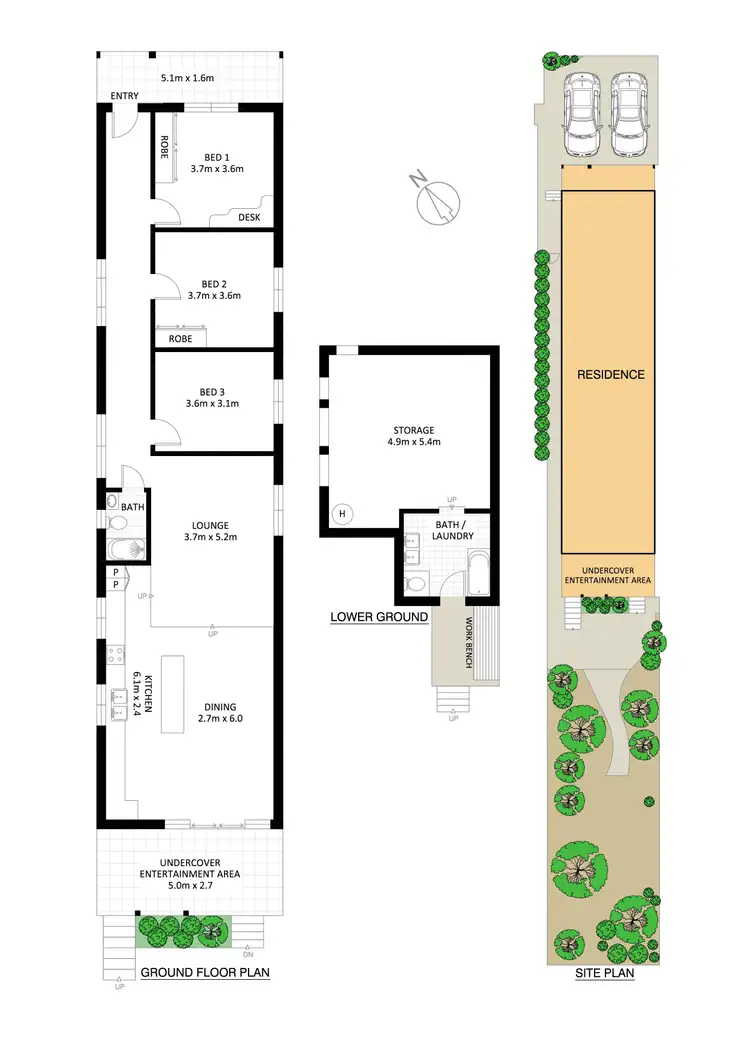 Floorplan of Homely house listing, 32 Union Street, Tempe NSW 2044