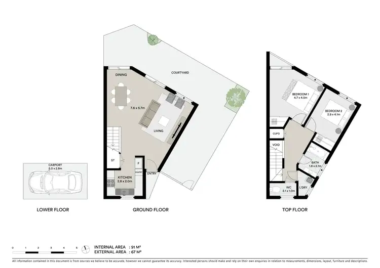 Floorplan of Homely unit listing, 6/33 Murray Street, North Ward QLD 4810