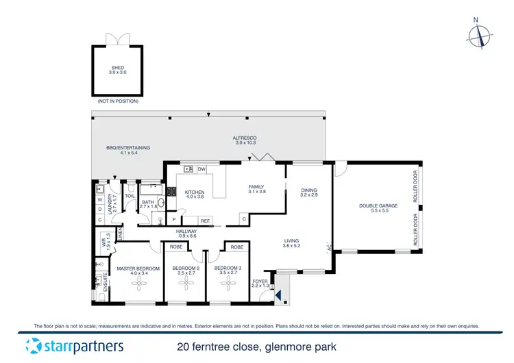 Floorplan of Homely house listing, 20 Ferntree Close, Glenmore Park NSW 2745