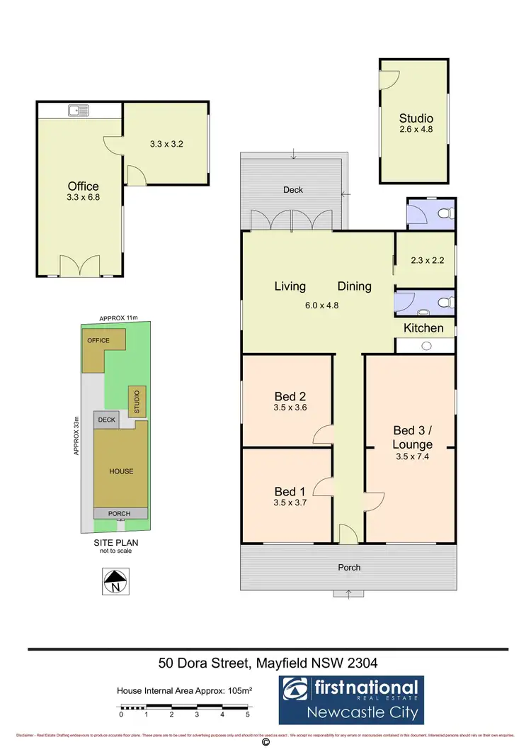 Floorplan of Homely house listing, 50 Dora Street, Mayfield NSW 2304