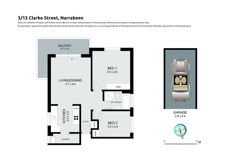 Floorplan of Homely apartment listing, 3/13 Clarke Street, Narrabeen NSW 2101