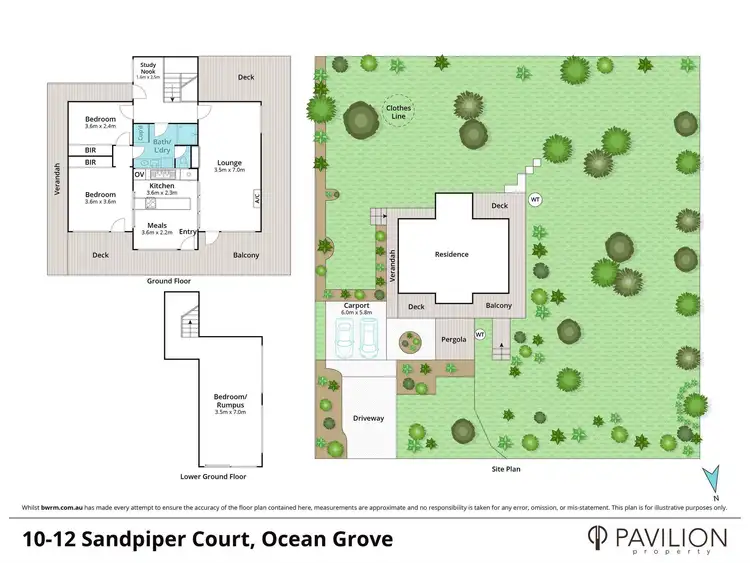 Floorplan of Homely house listing, 10-12 Sandpiper Court, Ocean Grove VIC 3226