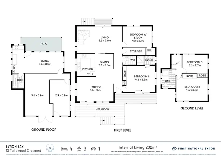 Floorplan of Homely house listing, 13 Tallowood Crescent, Byron Bay NSW 2481