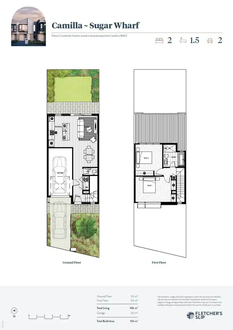 Floorplan of Homely house listing, Lot 506 Fletchers Slip, New Port SA 5015