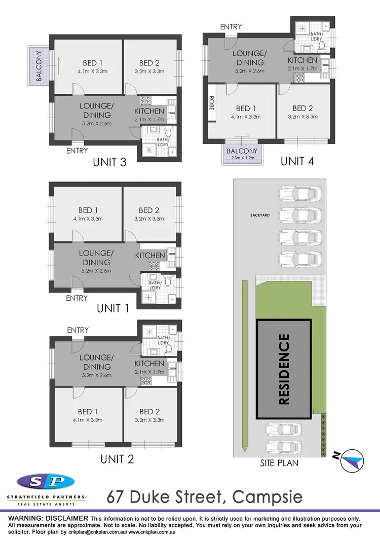 Floorplan of Homely block of units listing, 67 Duke Street, Campsie NSW 2194