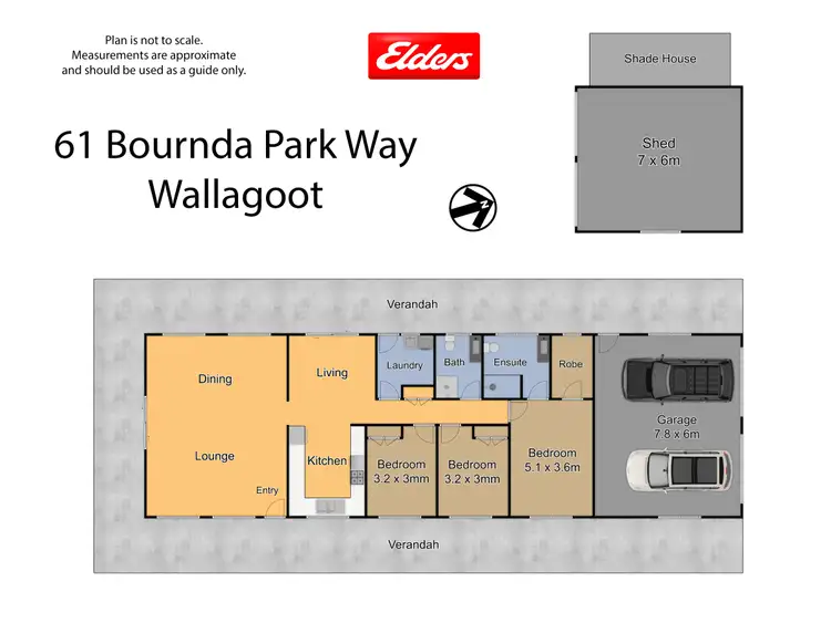 Floorplan of Homely house listing, 61 Bournda Park Way, Wallagoot NSW 2550