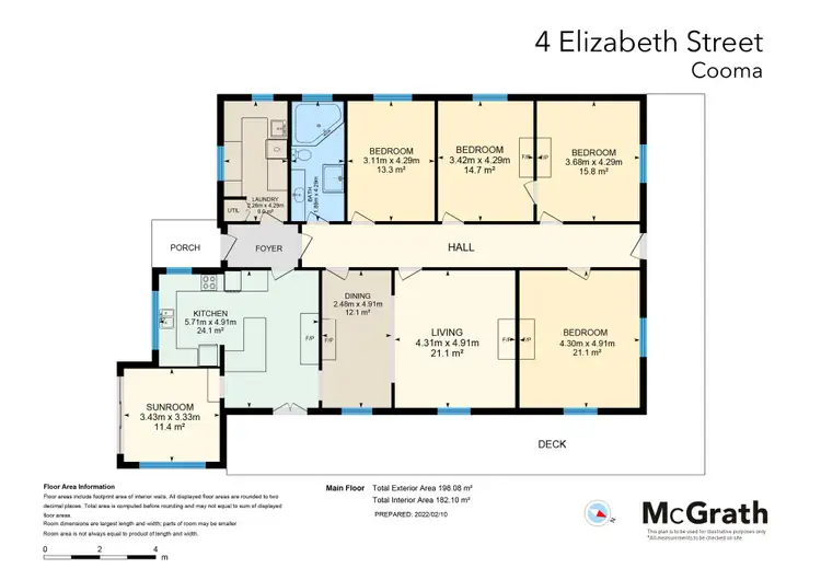 Floorplan of Homely house listing, 4 Elizabeth Street, Cooma NSW 2630