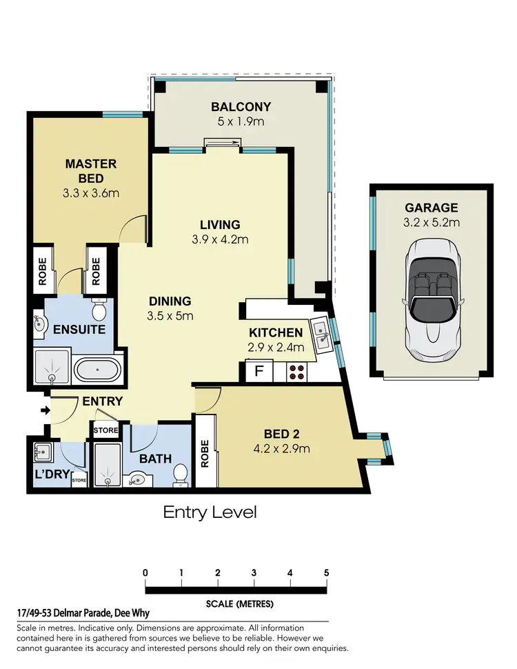 Floorplan of Homely apartment listing, 17/49-53 Delmar Parade, Dee Why NSW 2099