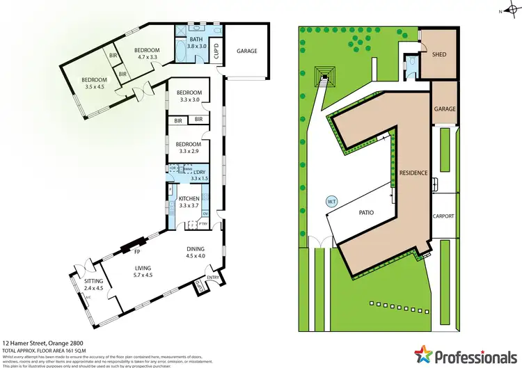 Floorplan of Homely house listing, 12 Hamer Street, Orange NSW 2800