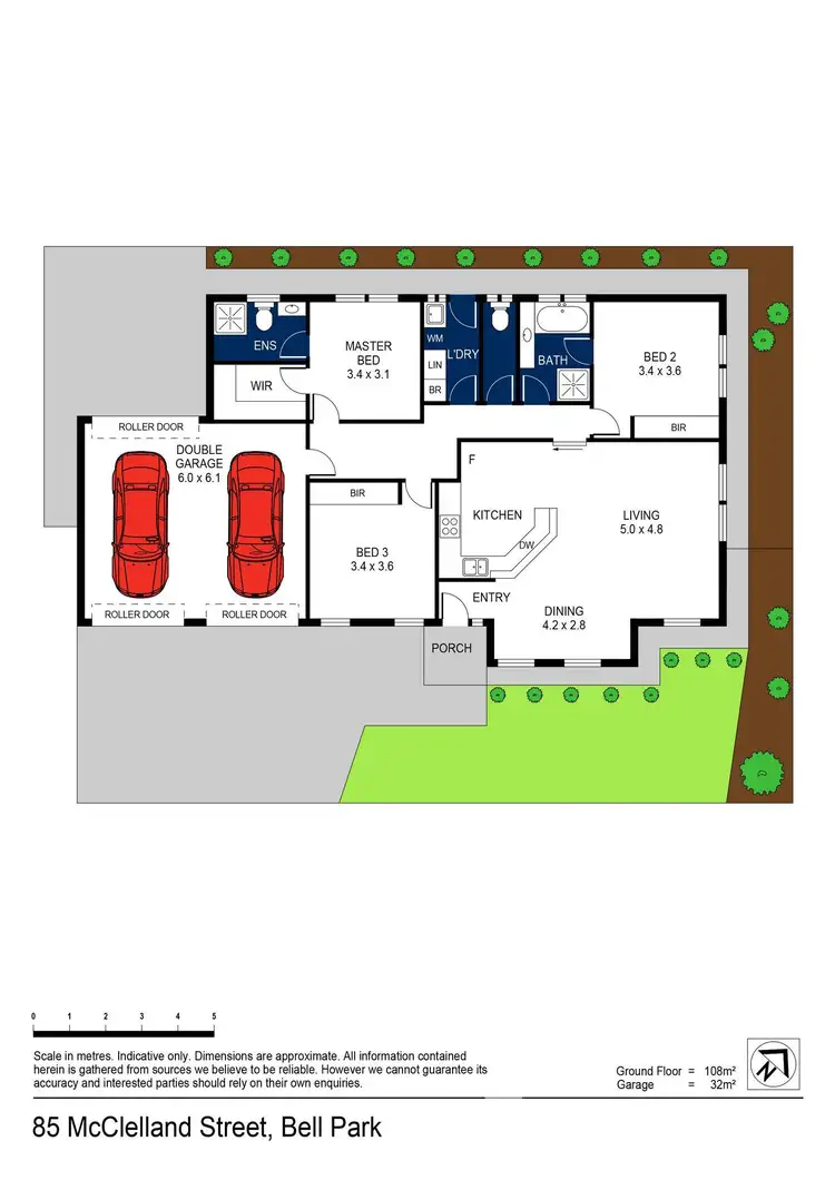 Floorplan of Homely townhouse listing, 85 McClelland Street, Bell Park VIC 3215