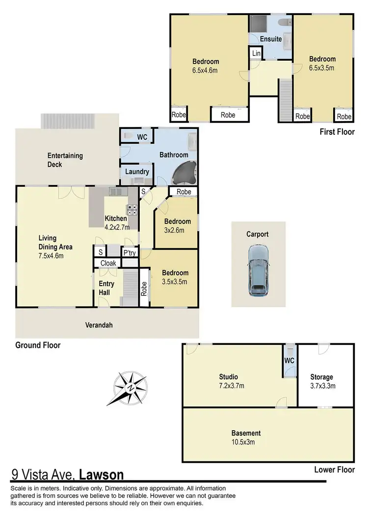 Floorplan of Homely house listing, 9 Vista Avenue, Lawson NSW 2783