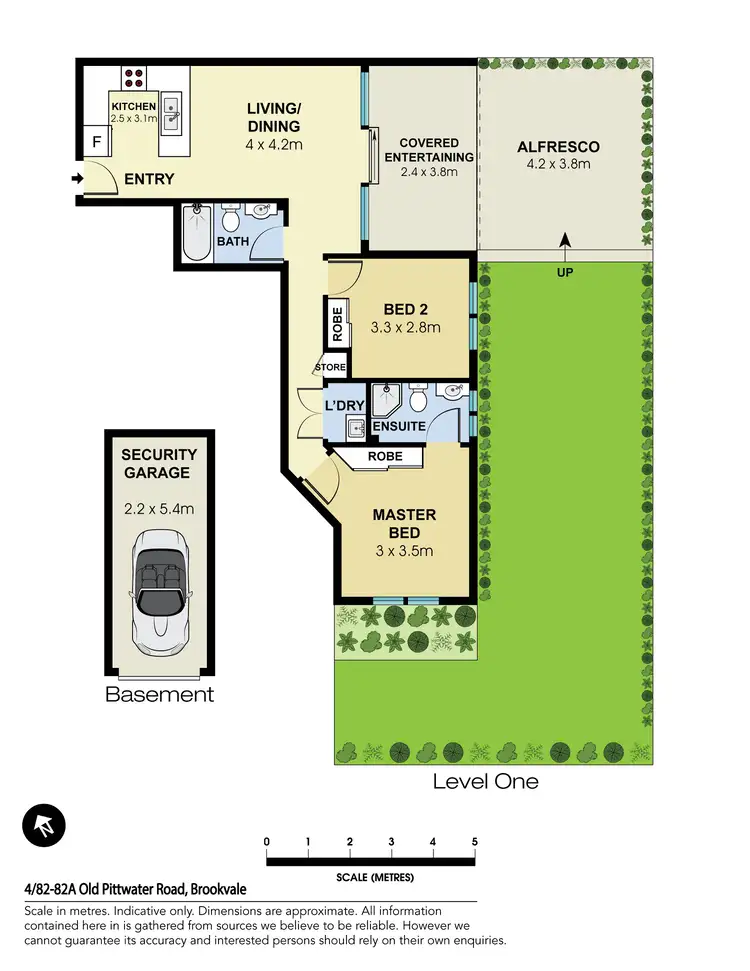 Floorplan of Homely apartment listing, 4/82-82A Old Pittwater Road, Brookvale NSW 2100