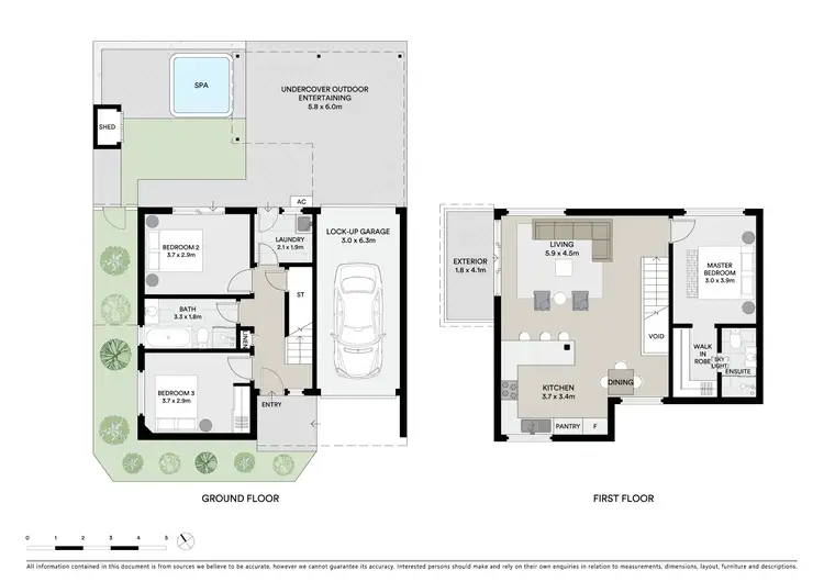 Floorplan of Homely townhouse listing, 7/23 Old Taren Point Road, Taren Point NSW 2229