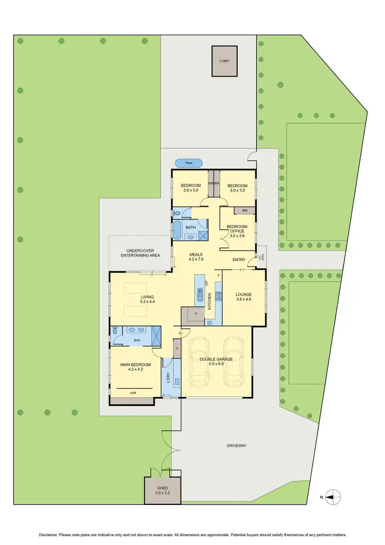 Floorplan of Homely house listing, 22 Maple Drive, Romsey VIC 3434